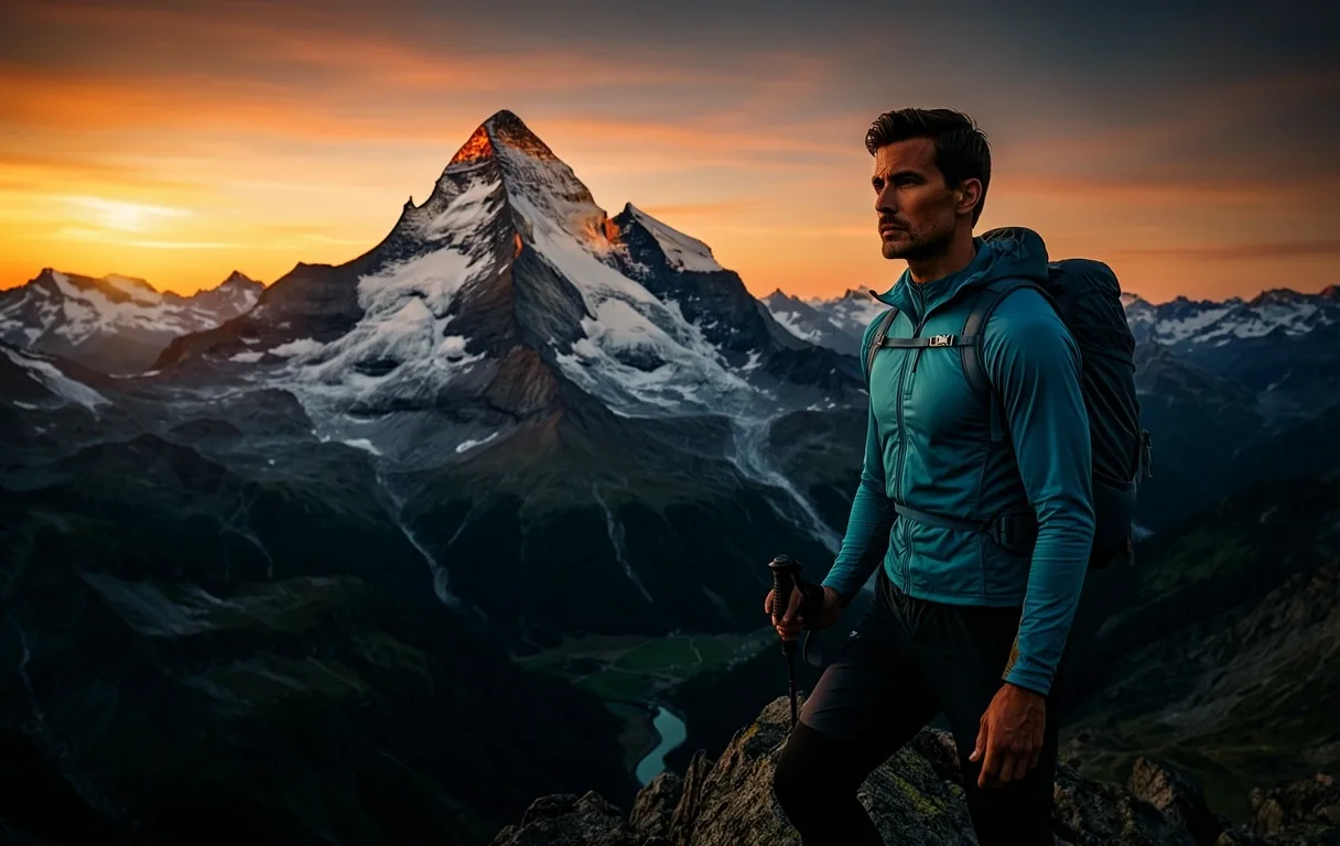 The rigorous landscape of the Swiss Alps